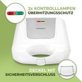 Sandwichmaker Weiß 1000W