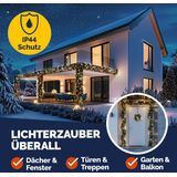 Weihnachtsgirlande 5m 2er-Set geschmückt inkl Fernbedienung