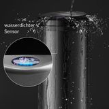Sensor Mülleimer Schwarz Edelstahl 40L