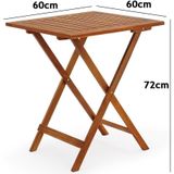 Garten-Sitzgruppe 3-tlg Akazienholz klappbar