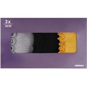 Giftbox met dames sokken 3-Pack