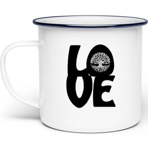 Love Tree - Emaille Tasse