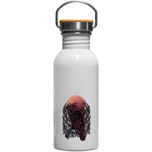Eule Blutmond - Edelstahl Trinkflasche