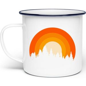 Retrowald - Emaille Tasse