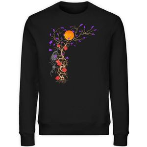 Padlock with roses - Unisex Bio Sweatshirt