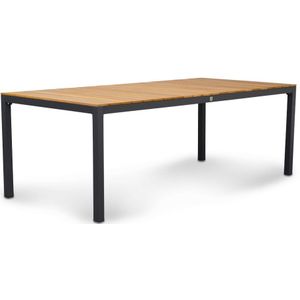 LUX outdoor living Delta dining tuintafel 6 personen | teakhout + aluminium | Natural Teak | 220cm