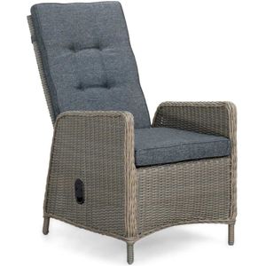 Denza - Rennes Tuinstoel - Wicker - Ash Grey - Verstelbaar