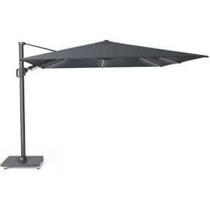 Platinum Challenger T² zweefparasol Glow 300x300cm | antraciet