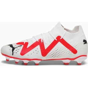 Puma Future Match FG Voetbalschoenen White Black Fire Orchid