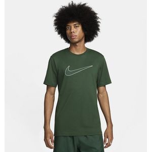 Nike Sportswear Big Logo T-Shirt Green Maat XL