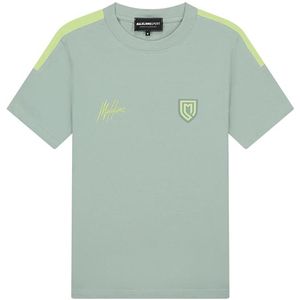 Malelions Sport Fielder T-Shirt Grey Lime Maat M