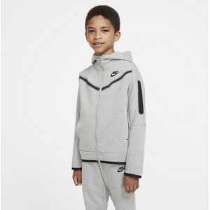 Nike Sportswear Tech Fleece Hoodie Kids Dark Grey Heather Maat 122/128