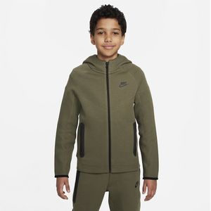 Nike Sportswear Tech Fleece Hoodie Kids Medium Olive Maat 128/137