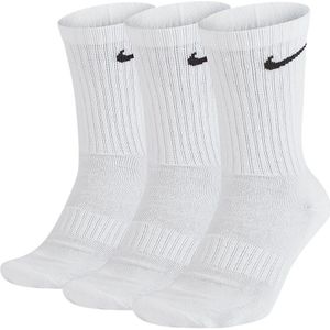 Nike Everyday Cushioned White Sokken 3 paar Maat L