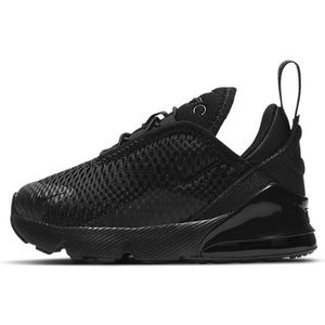 Nike Air Max 270 Baby Peuters Triple Black Maat 17