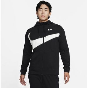 Nike Sportswear Dry-Fit Fleece Hooded Vest Black White Maat M