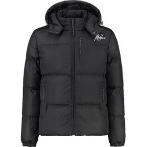 Malelions Sport Counter Puffer Jacket Black