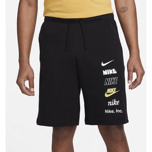Nike Sportswear Club Herenshorts van sweatstof Black Maat L