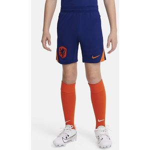 Nike Nederland 24/25 Strike Dri-FIT Knit Voetbalshort Kids Deep Royal Blue Maat 158/170