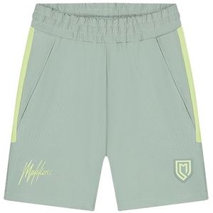 Malelions Sport Fielder Short Grey Lime Maat XL