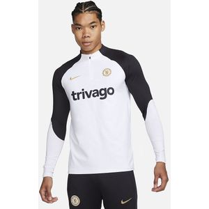 Chelsea FC Strike Dri-FIT knit Voetbaltrainingstop White Maat XL