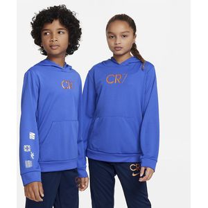 Nike CR7 Voetbalhoodie Kids Medium Blue Maat 158/170