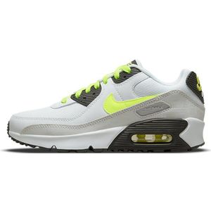 Nike Air Max 90 Kids Leather White Volt Maat 36.5