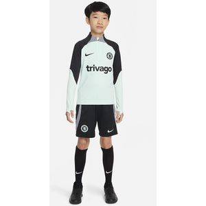 Chelsea FC Strike Dri-FIT knit Voetbaltrainingstop Kids Mint Foam Maat 128/137