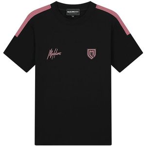 Malelions Sport Fielder T-Shirt Black Mauve Maat XXL