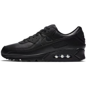 Nike Air Max 90 Black Leather Triple Black Maat 42.5