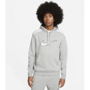Nike Sportswear Club Fleece Hoodie Dark Heater Grey Maat M