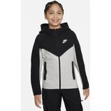 Nike Sportswear Tech Fleece Hoodie Kids Black Dark Grey Heather