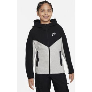 Nike Sportswear Tech Fleece Hoodie Kids Black Dark Grey Heather