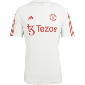 Manchester United Tiro Training Shirt Core White Maat XXL