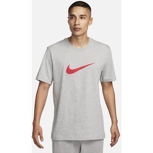 Nike Sportswear Big Logo T-Shirt Dark Grey Heather Maat L
