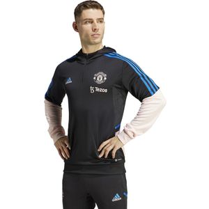 Manchester United Condivo 22 Sportjack met Capuchon Black Ice Pink Maat S