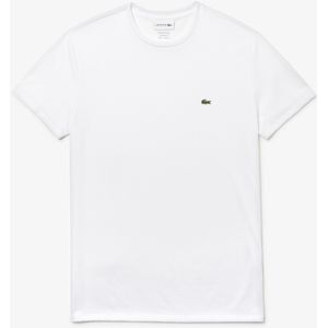 Lacoste T-shirt met Ronde Hals Wit