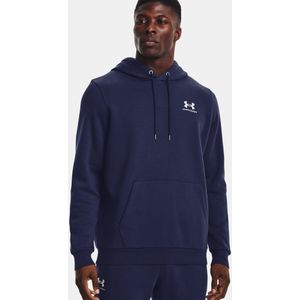 Under Armour Herenhoodie Essential Fleece Navy Maat L