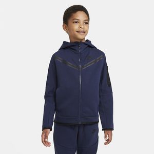 Nike Sportswear Tech Fleece Hoodie Kids Midnight Navy Maat 122/128