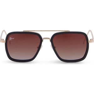 Malelions Men Abstract Sunglasses Gold MA1-NOOS-31