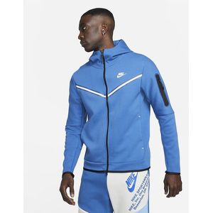 Nike Sportswear Tech Fleece Hoodie Dark Marina Blue Maat XXL