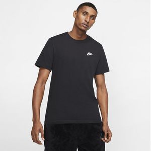 Nike Sportswear Club T-Shirt Black Maat M