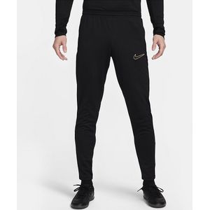 Nike Dry Fit Academy Broek Black Metallic Gold Maat L