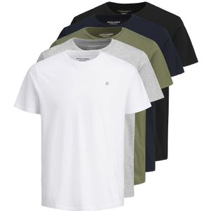 5-pack O-hals shirts JXJ logo multi