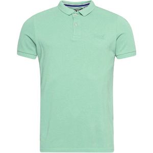 polo shirt classic pique groen II