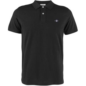 Polo GANT Men Ruggers Ss Black