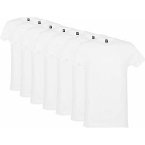 7-pack O-hals shirts derby wit