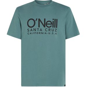 O-hals shirt cali original logo groen