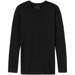 95/5 longsleeve O-hals shirt zwart