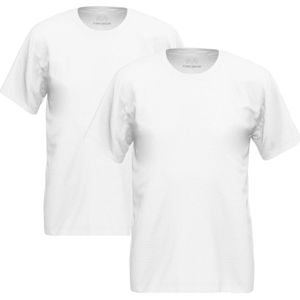 2-pack O-hals shirts basic wit